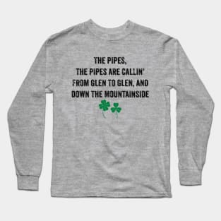 Danny Boy Irish Song Lyric Long Sleeve T-Shirt